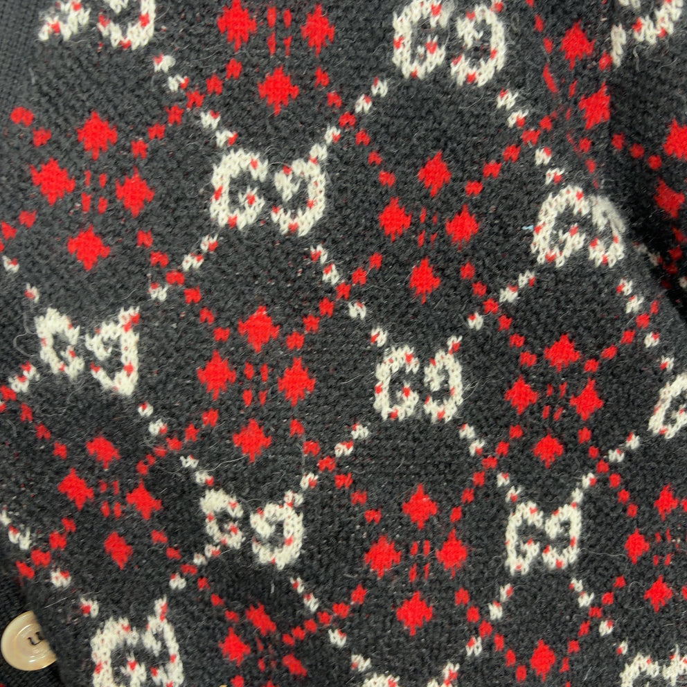 Gucci GG Diamond Wool Cardigan