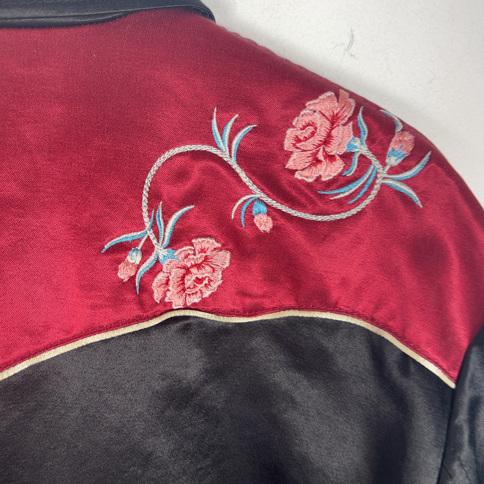 Saint Laurent FW16 Western Silk Teddy Jacket