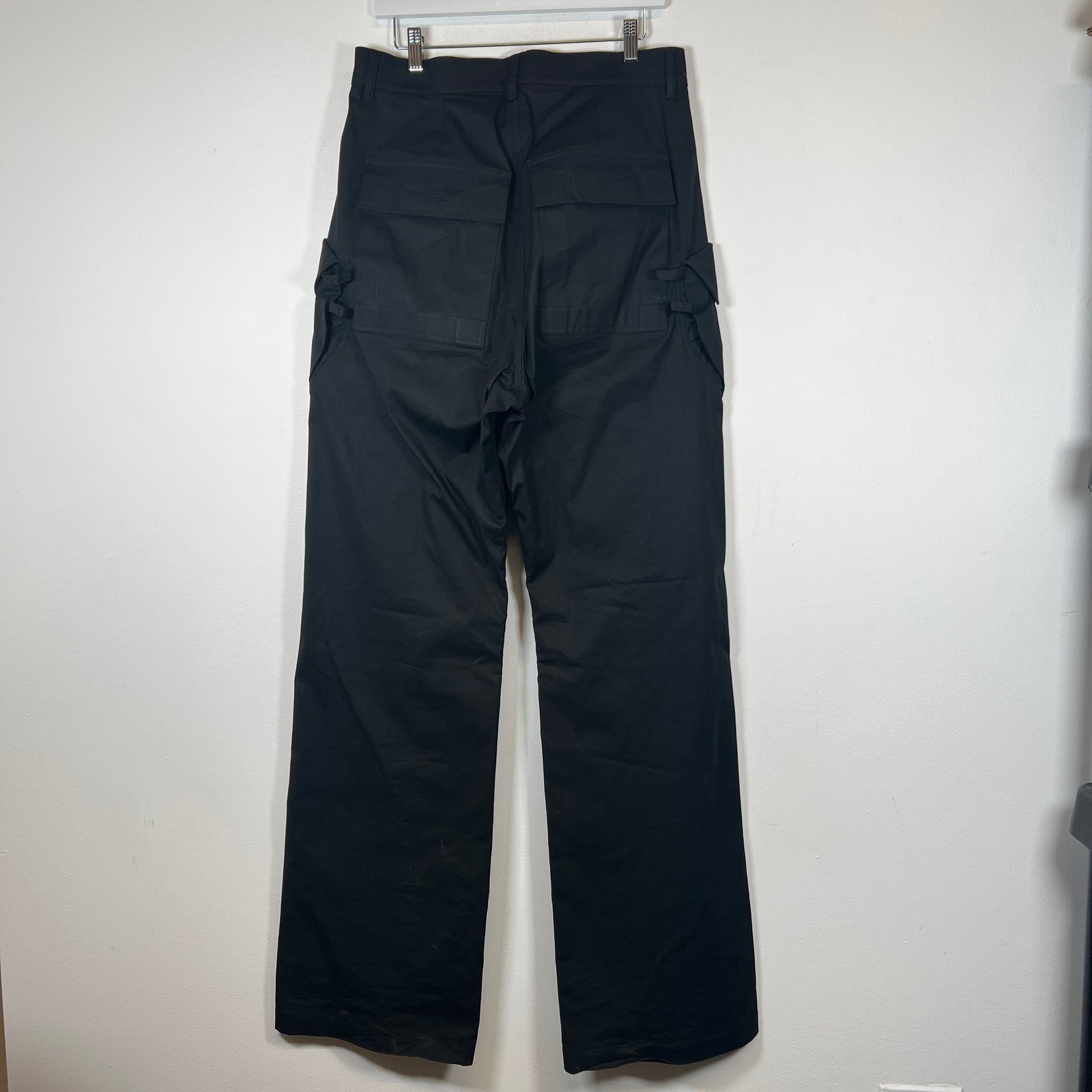 Rick Owens Black Stefan Cargo Pants Size 31