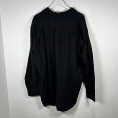 Our Legacy x Stussy Navy 'Workshop' Plaid Flannel Size L