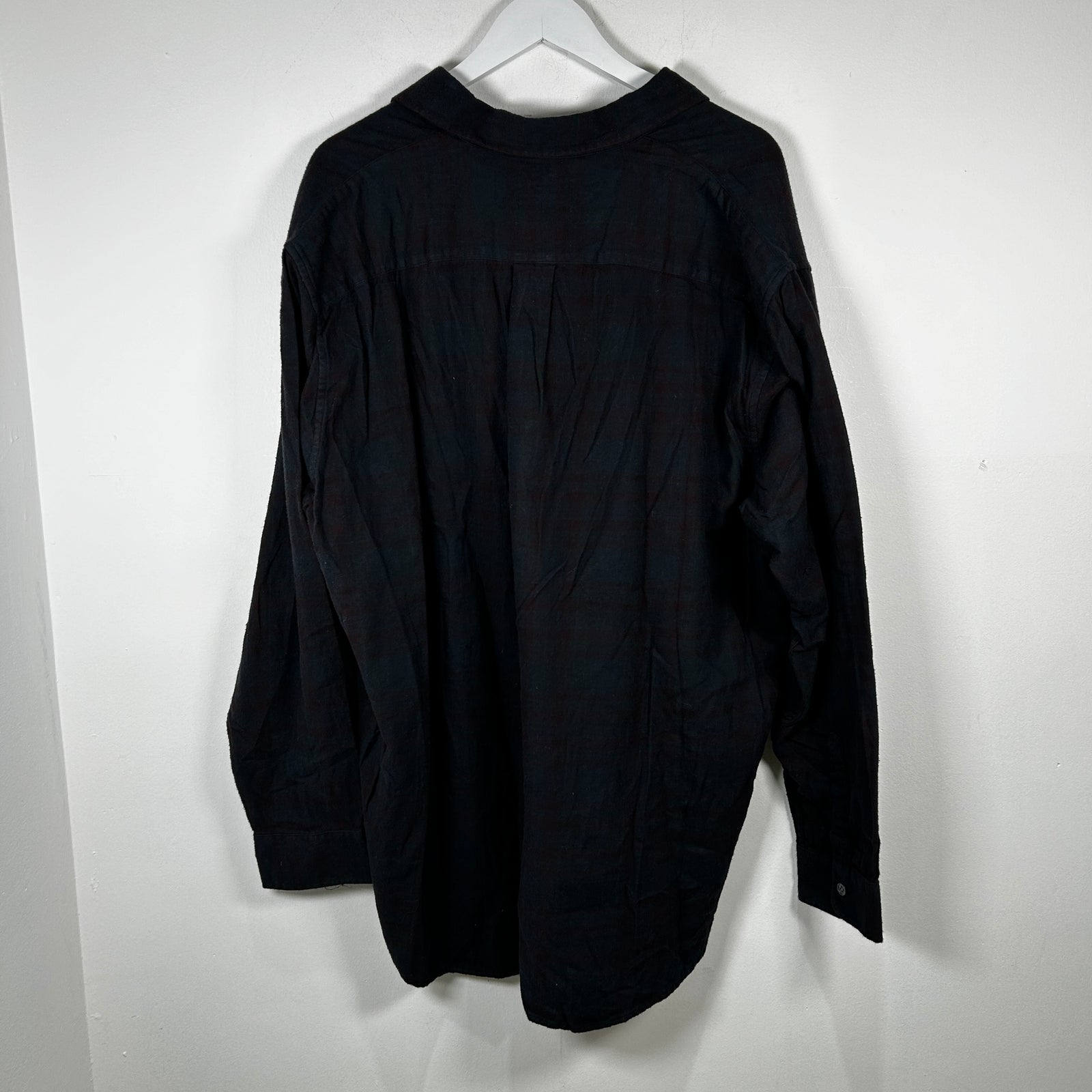 Our Legacy x Stussy Navy 'Workshop' Plaid Flannel Size L