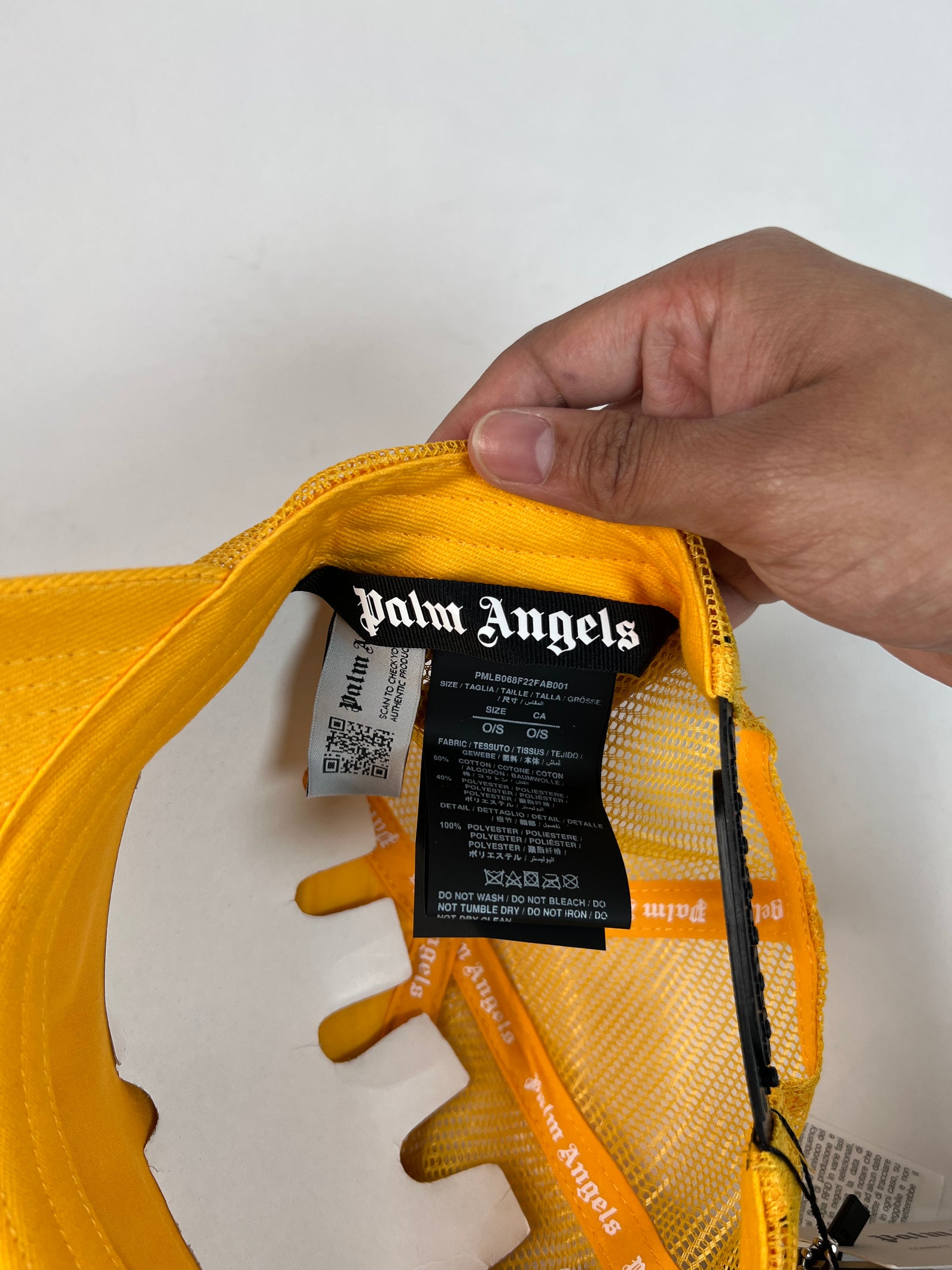 Palm Angels Yellow Trucker