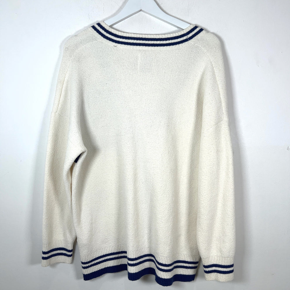 Sandro S84 Logo Button-Up Sweater