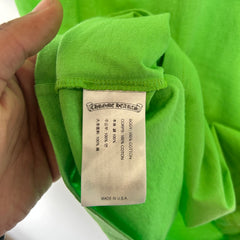 Chrome Hearts Lime Green Sex Records Tee Size M