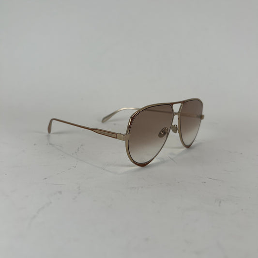 Alexander McQueen Pointed Aviator Sunglasses