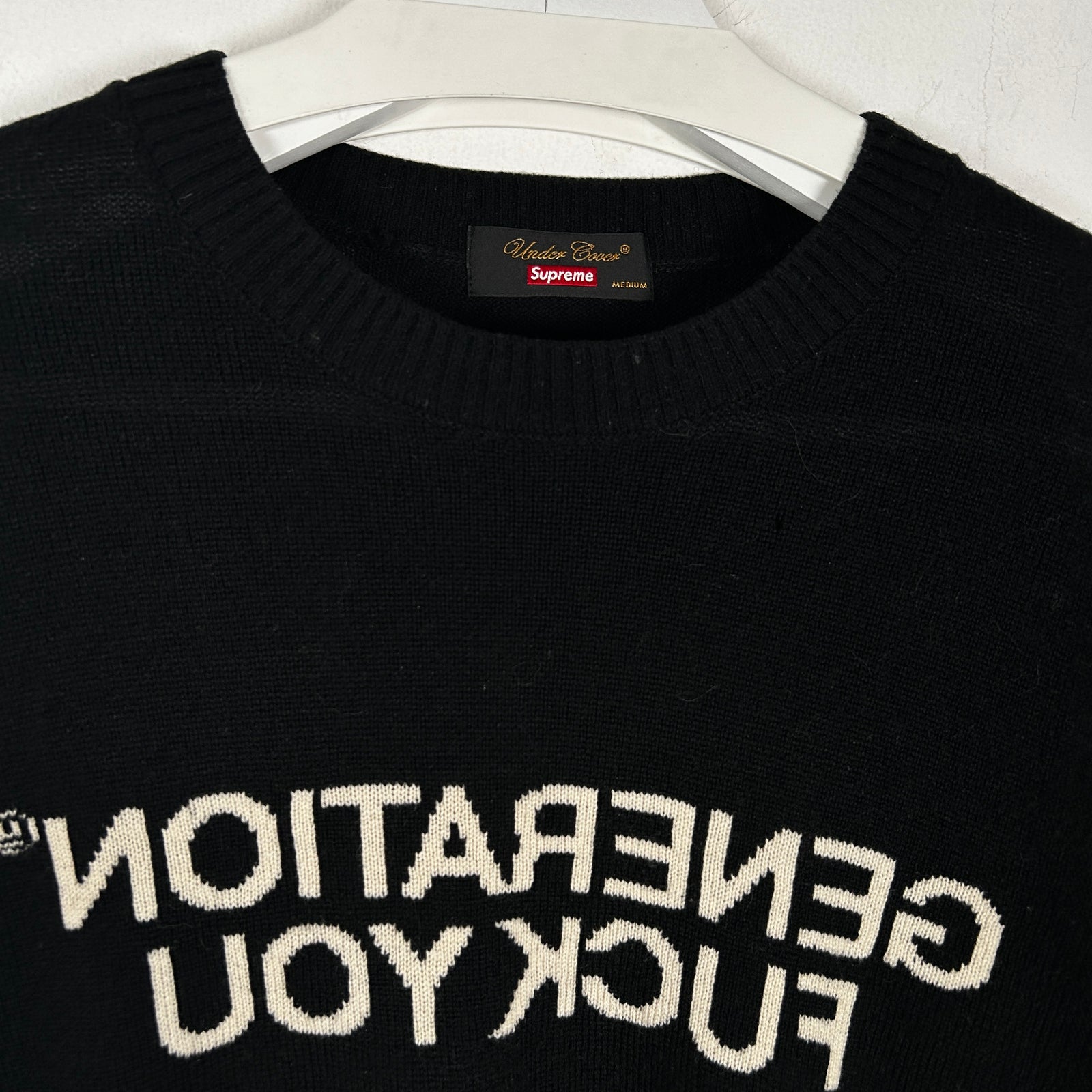 Supreme x Undercover ‘Generation Fuck You’ Knit Size M