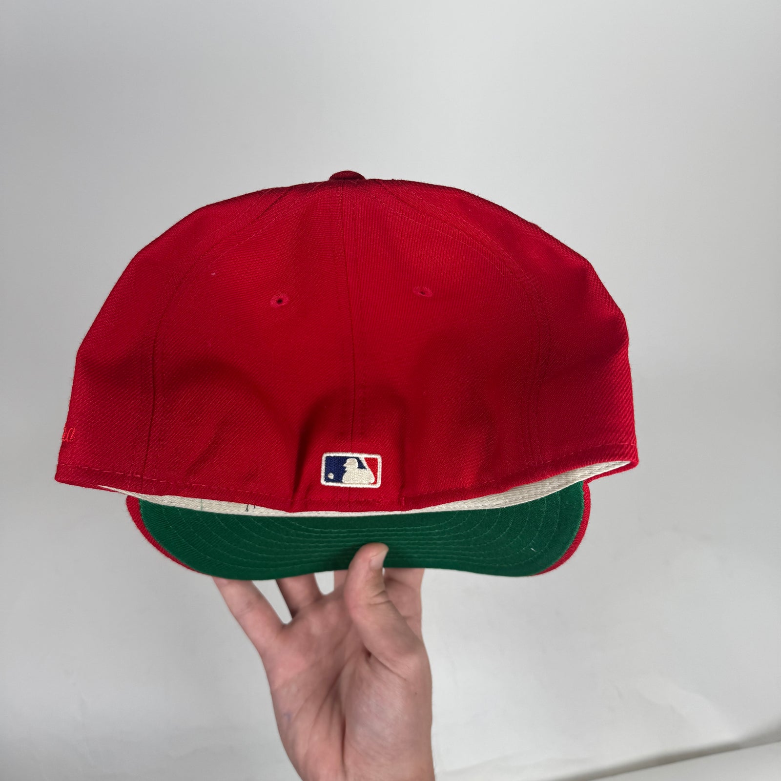 Fear of God x New Era Red Fitted Cap Size 7 1/8
