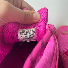 Balenciaga Hot Pink Triple S Sneakers Size 45