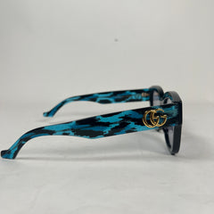 Gucci Black/Blue Butterfly Frame Sunglasses