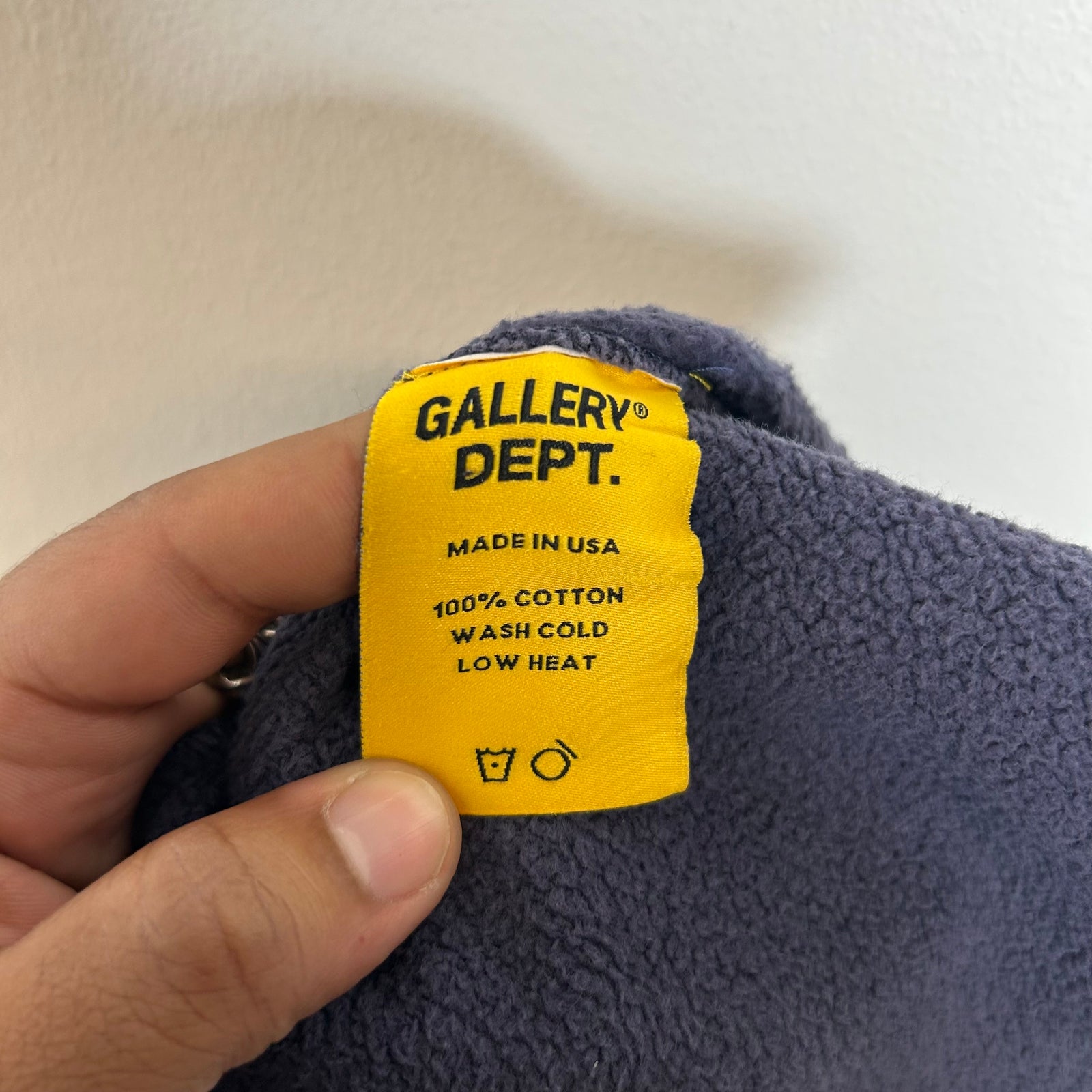 Gallery Dept Navy Paint Splatter Flared Sweatpants Size L
