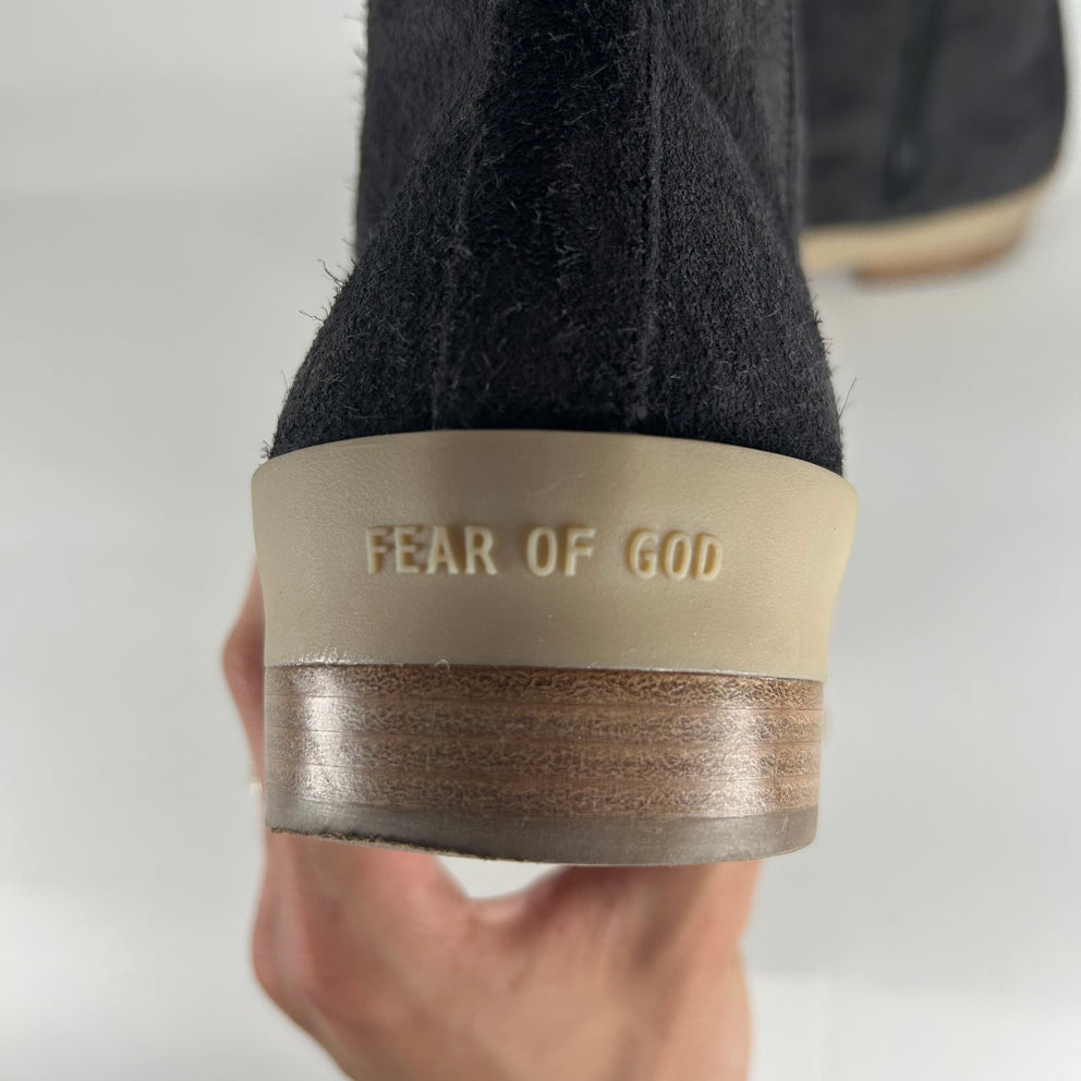 Fear of God Grey Suede Chelsea Boot Size 10