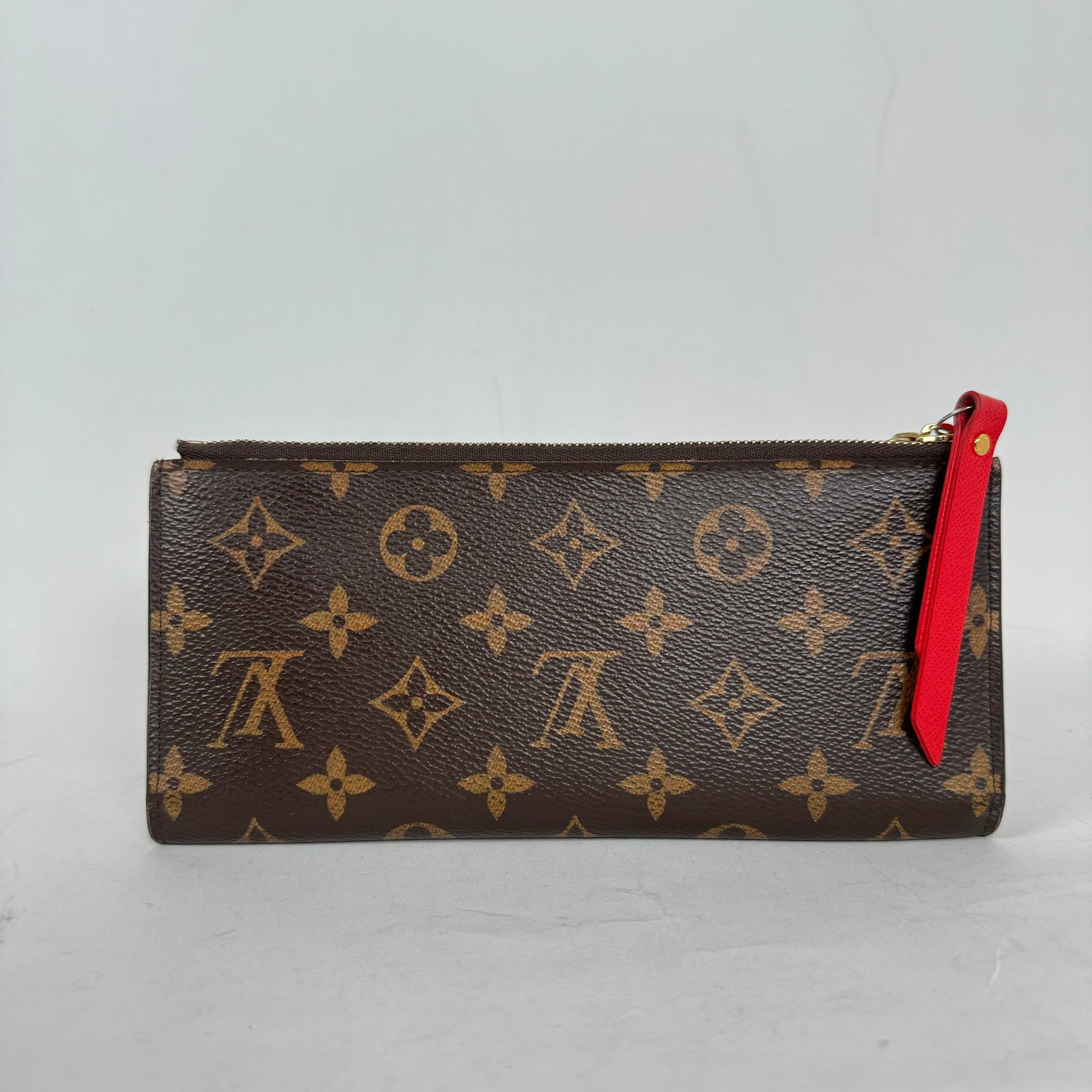 Louis Vuitton Red Adele Long Wallet