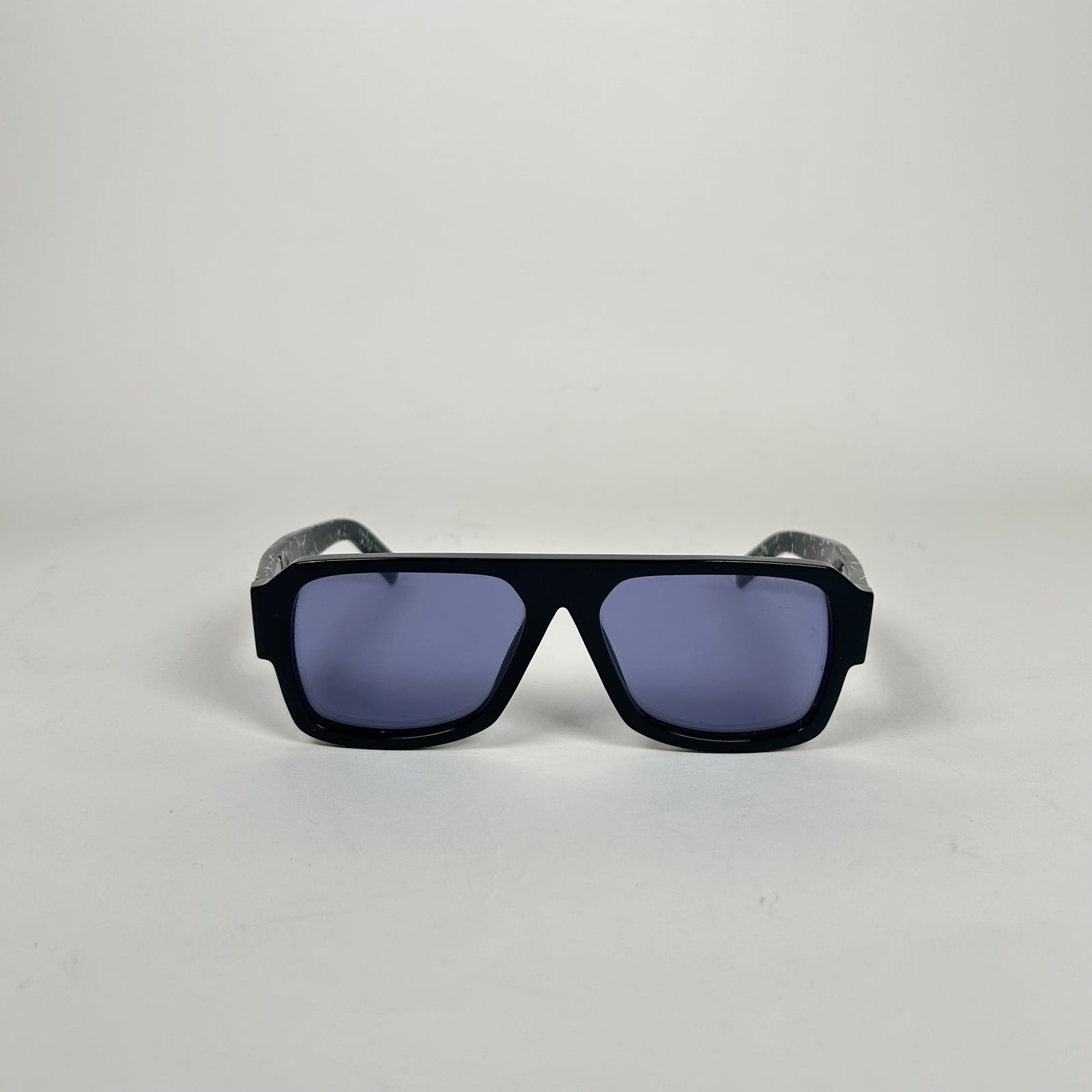 Prada Black Marble Square Sunglasses