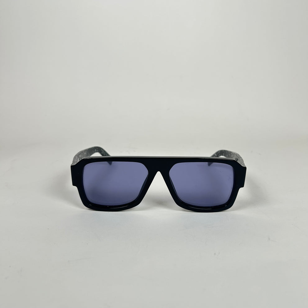 Prada Black Marble Square Sunglasses