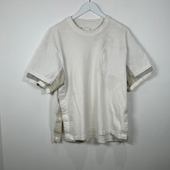 Sacai White Zipper-Pocket Shirt Size M
