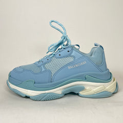 Balenciaga Carolina Blue Triple S Sneaker Size 43
