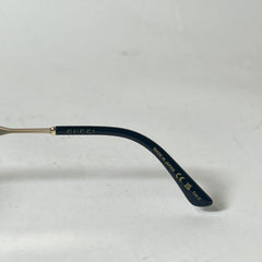 Gucci Gold Cat Eye Sunglasses