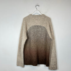 ERL Brown Gradient Rainbow Knit Sweater