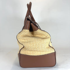 Ralph Lauren Soft Ricky Braided Raffia Handle Bags