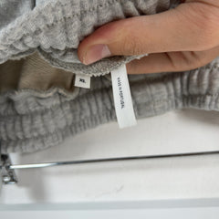 Helmut Lang Spell-Out Logo Grey Sweatpants