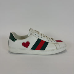 Gucci Ace 'Heart' Lowtop Sneakers