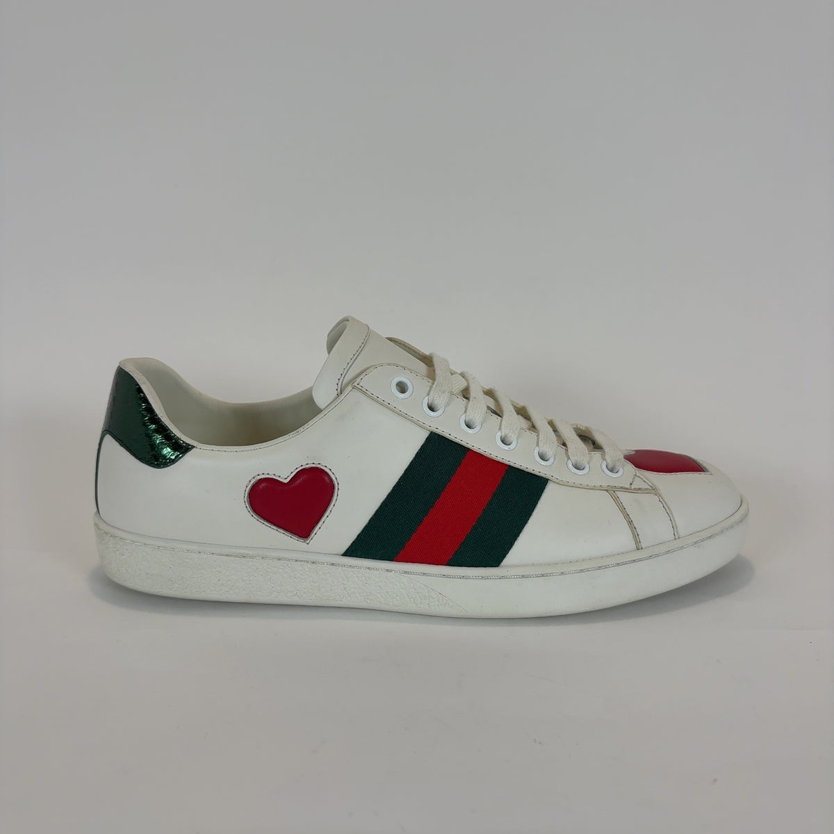 Gucci Ace 'Heart' Lowtop Sneakers