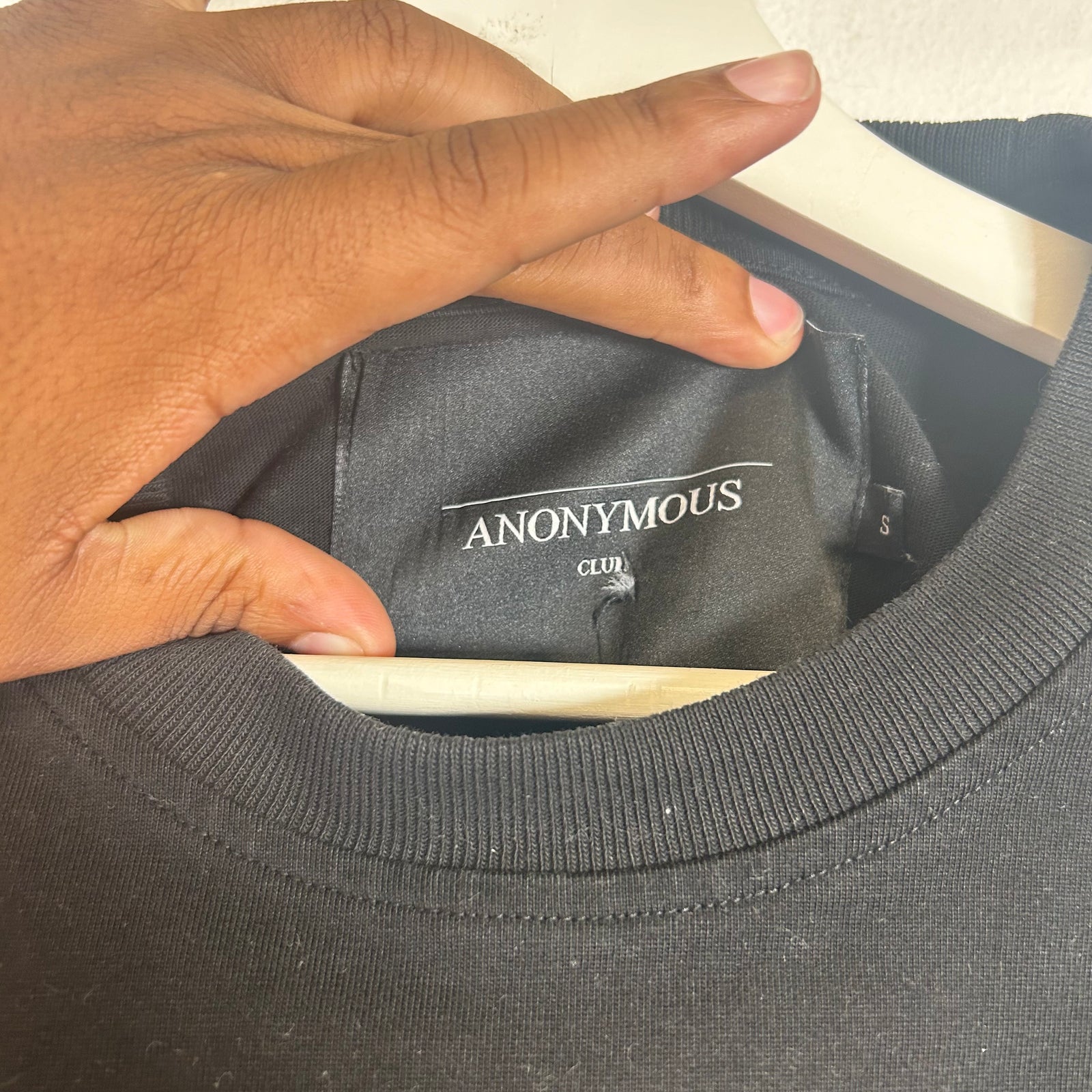 Anonymous Club Black Couture Tee Size S