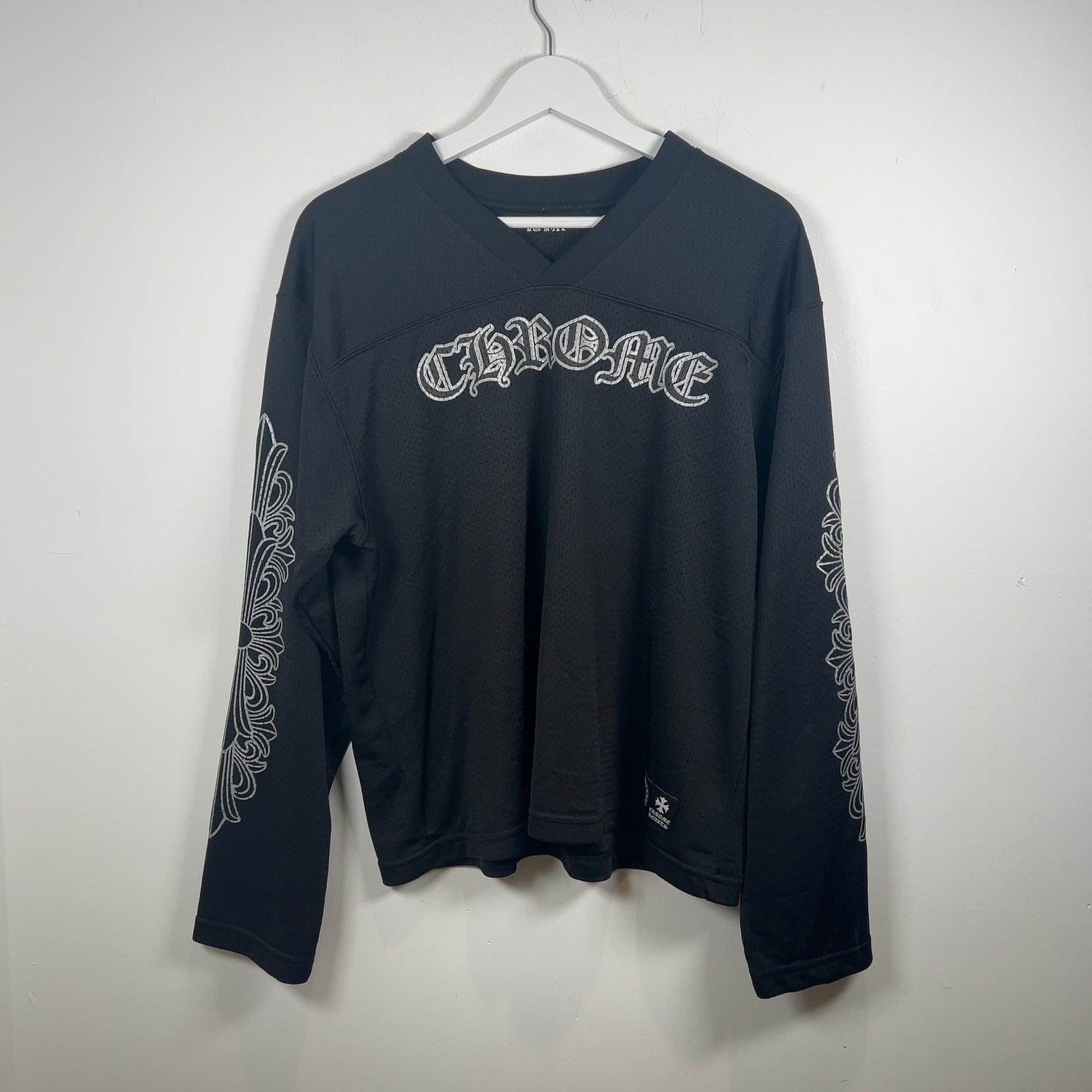 Chrome Hearts Floral Mesh Longsleeve Jersey