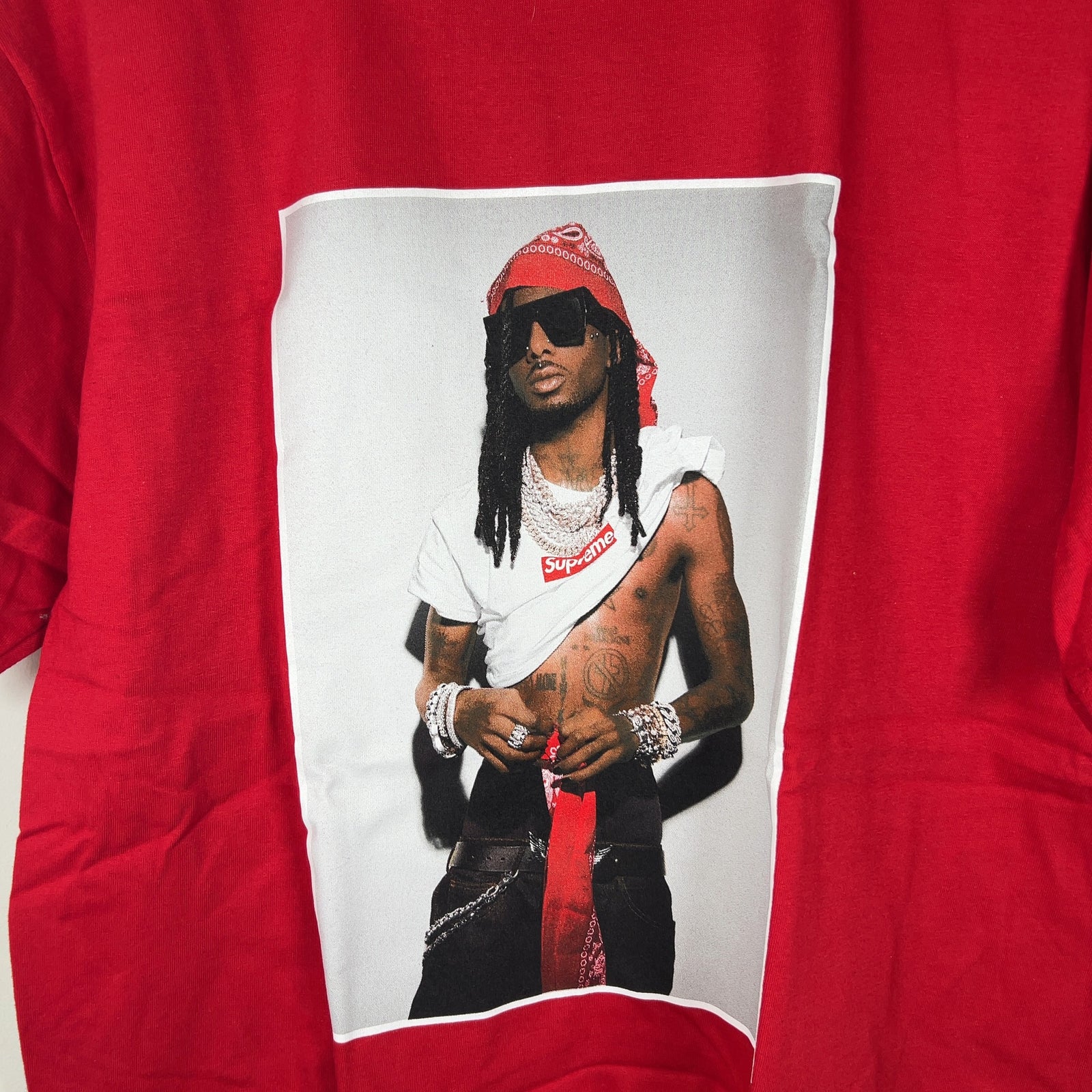 Supreme Playboi Carti Potrait T-Shirt