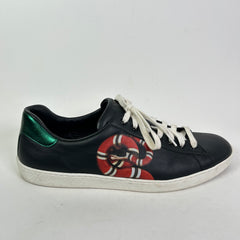 Gucci Kingsnake Leather Ace Lowtop Sneakers