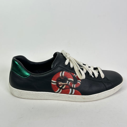 Gucci Kingsnake Leather Ace Lowtop Sneakers