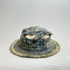 Kapital Kountry Boro Distressed Denim Bucket Hat