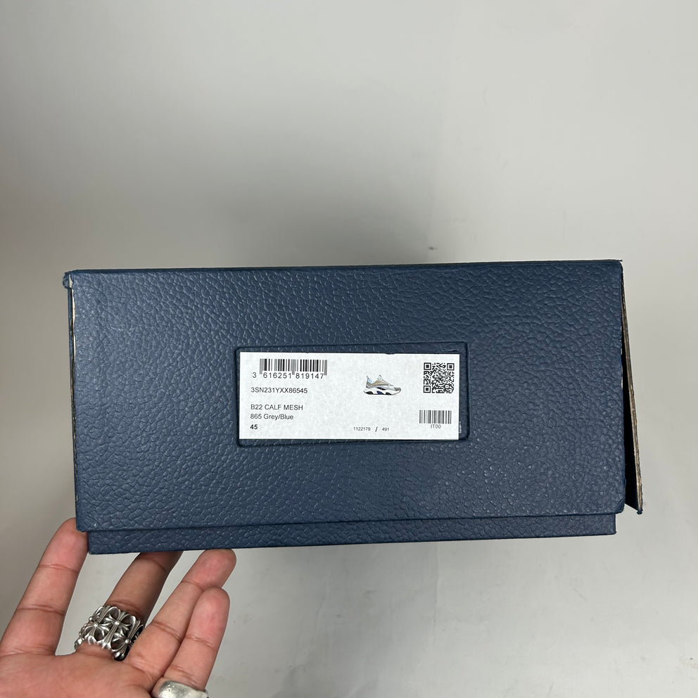 Dior B22 Grey/Blue Sneaker Size 45