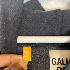 Gallery Dept Grey Vintage Zip-Up Hoodie Size XXL