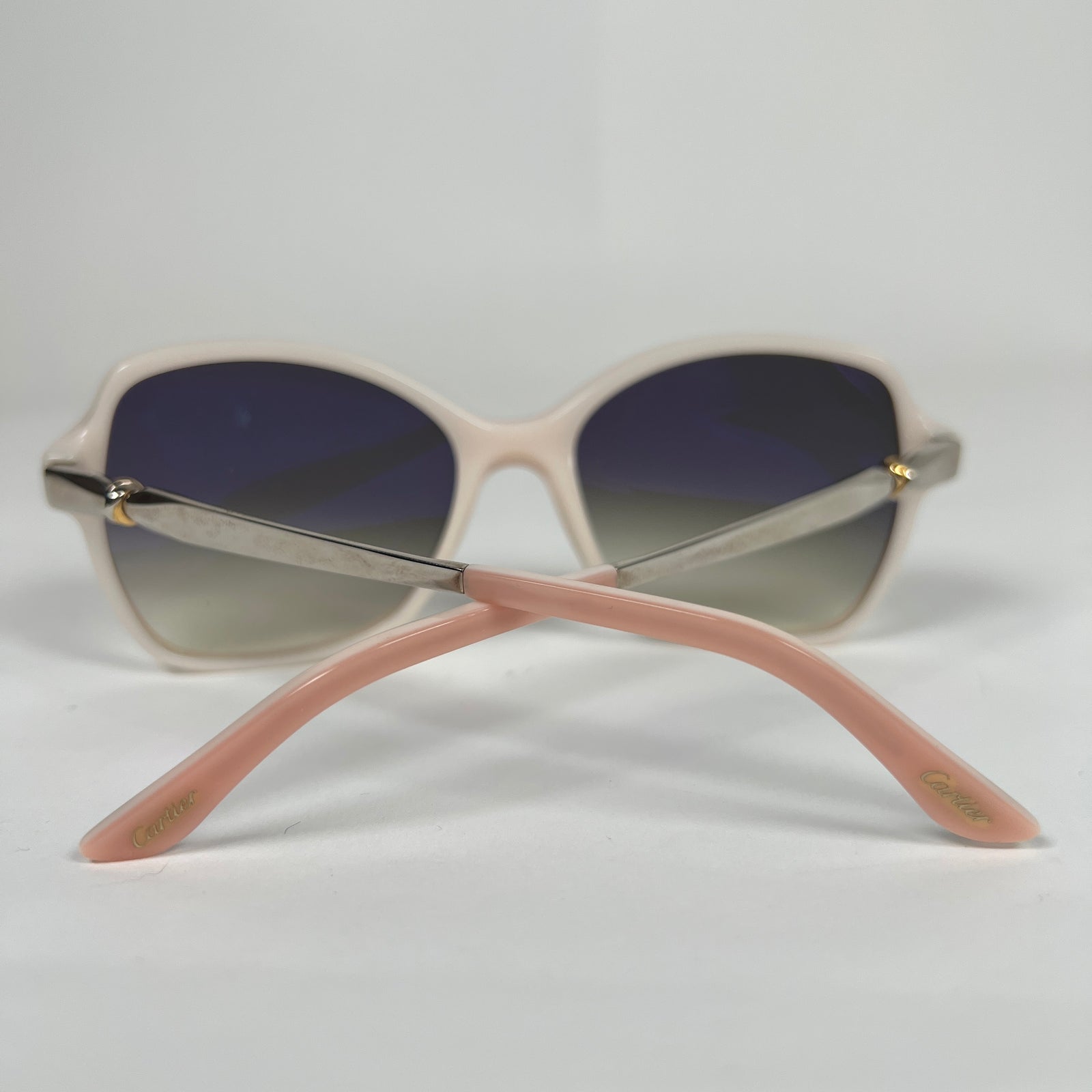 Cartier Pink Emma Square Gradient Sunglasses