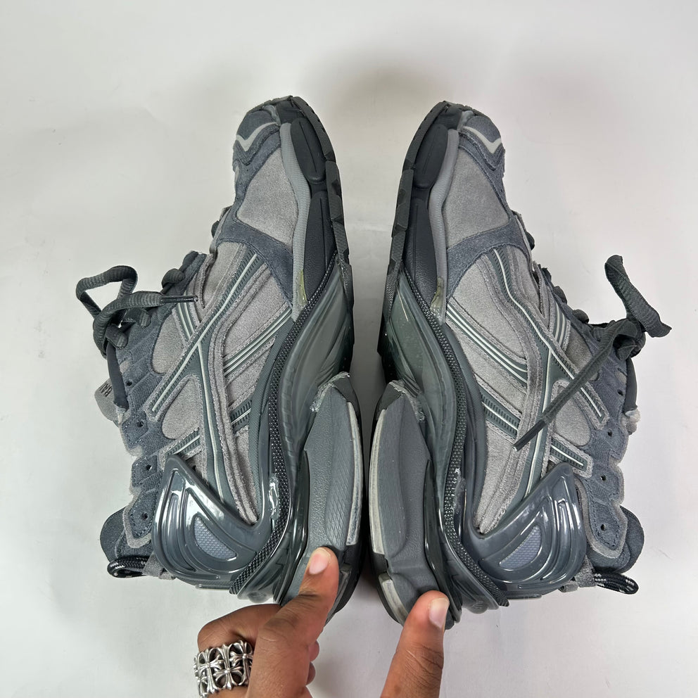 Balenciaga Grey Suede Runners