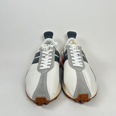 Lanvin White/Red Nylon BumpR Sneaker Size 45