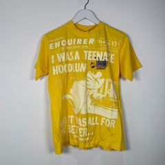 Better With Age Yellow Print Tshirt Size M