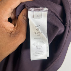 Casablanca Plum Logo T-Shirt Size S
