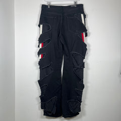 Balenciaga AW21 'Afterworld' Slashed Jeans Size L