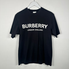 Burberry Black Logo T-Shirt Size S
