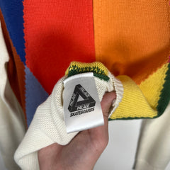Palace Harlequin Knit Sweater Size S