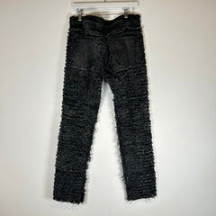 Alyx x Blackmeans Black Frayed Denim Jeans Size 34