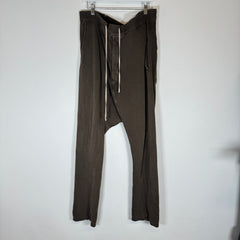 Rick Owens Brown Drop Crotch Sweatpants Size M