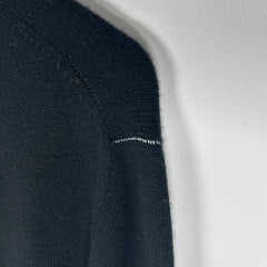 Burberry Cropped Black Cardigan Size M