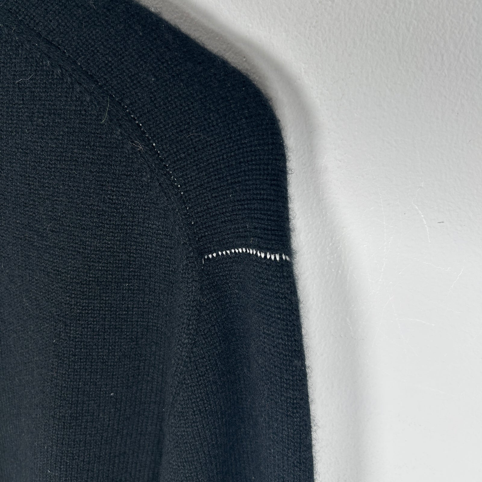 Burberry Cropped Black Cardigan Size M