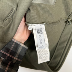 CP Company Olive Zip Up Hoodie Sz L