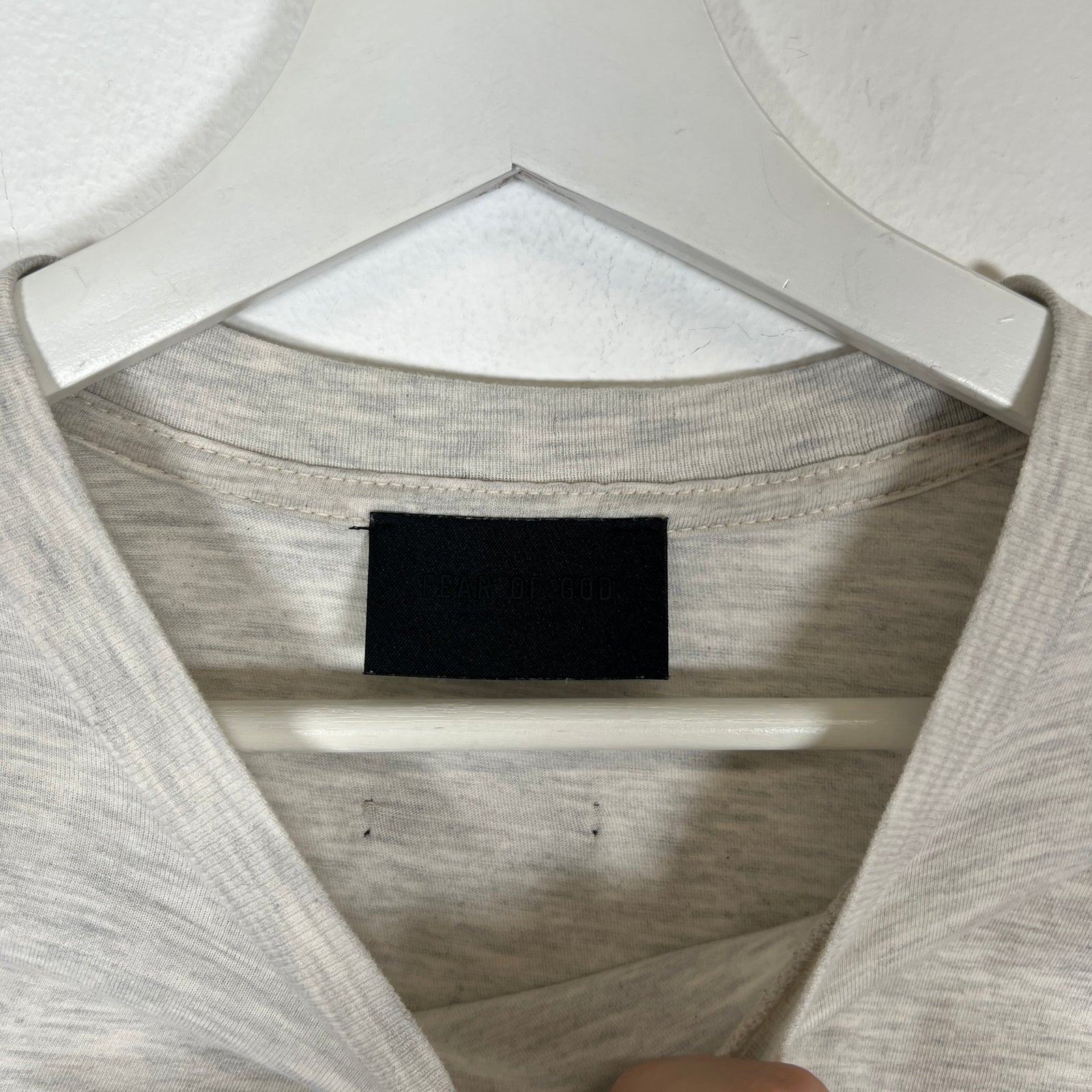 Fear of God Red Logo Baseball Tee Size M