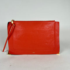 Chloe Salmon Clutch