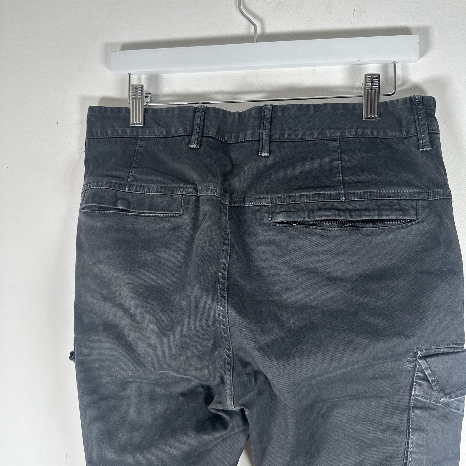 Stone Island Black Logo Patch Pants